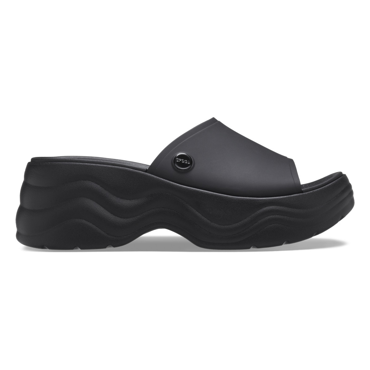 Papuci Crocs Skyline Slide Negru - Black - imagine 8